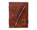 Antique Dark Brown Leather Journal Diary